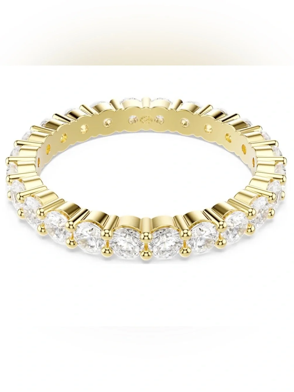 Swarovski Matrix Vittore Band Ring Round Cut Size